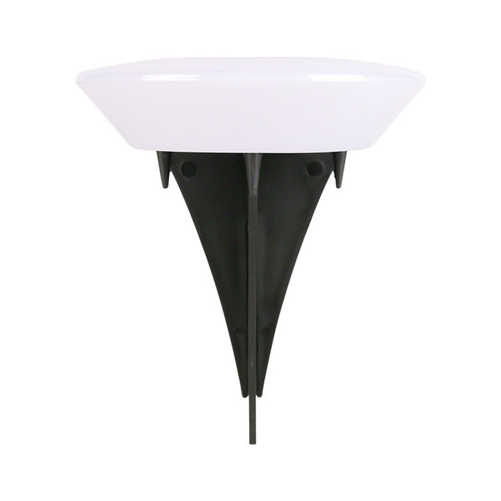 Modern Simplicity Solar Waterproof PP PS Round Conic LED Landscape Lighting Outdoor Light For Garden | Bowlift