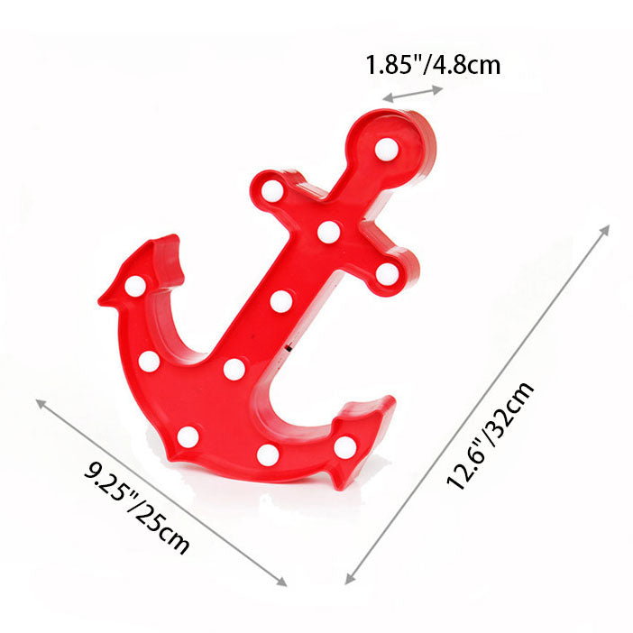 BowLift | Scandinavian modern Boat Anchor ABS Battery LED Wall Sconce Lamp