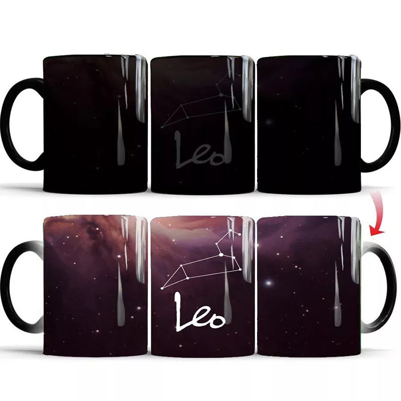 Zodiac Color Changing Magic Mugs, Heat Sensitive Ceramics Cups | Bowlift
