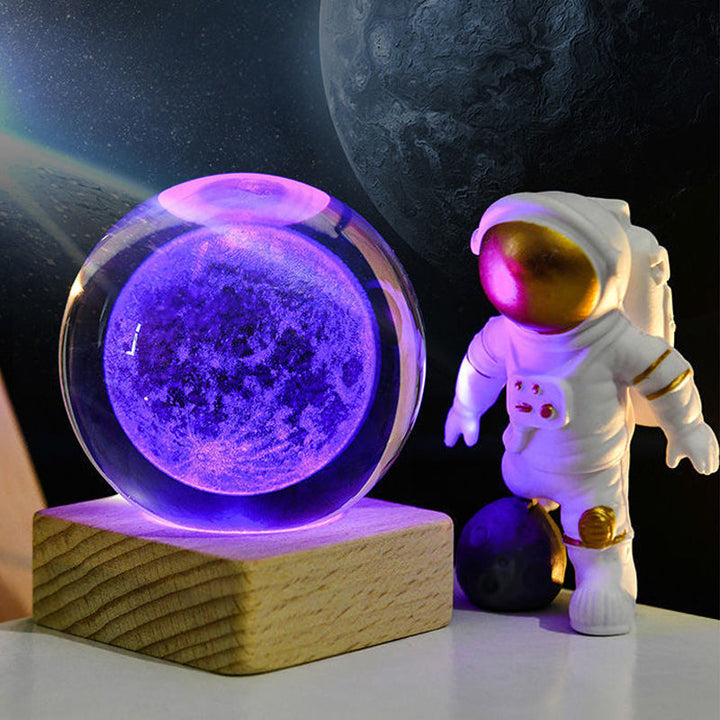 BowLift | 3D Galaxy Crystal Ball Night Light Decorative Lamp