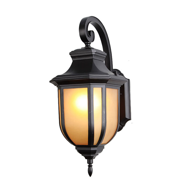 Modern European Minimalist Aluminum Alloy Square Outdoor 1-Light Wall Sconce Lamp | Bowlift
