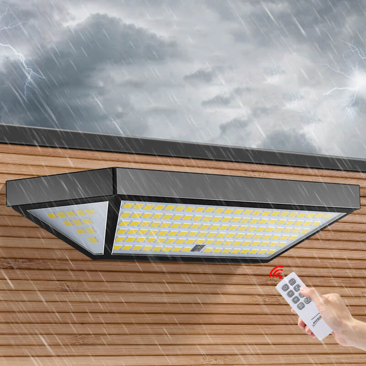 Simple Solar Trapezoid LED Multifunctional Outdoor Waterproof Garden Wall Sconce Lamp | Bowlift