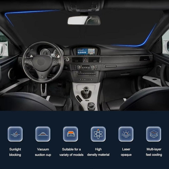 BowLift | Foldable Windshield Sunshade with UV Block & Privacy Blackout