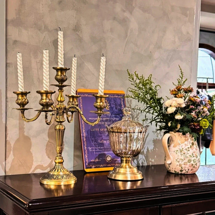 BowLift | GildedNocturne Candelabra