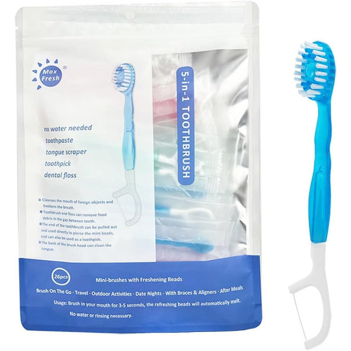 BowLift | 5-in-1 Portable Travel Toothbrush
