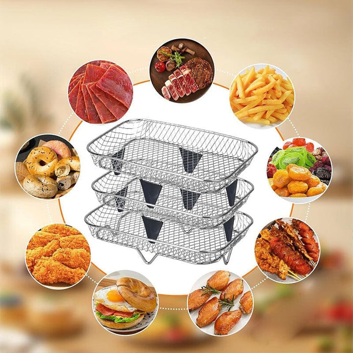 BowLift | Stackable 3-layer Air Fryer Stand