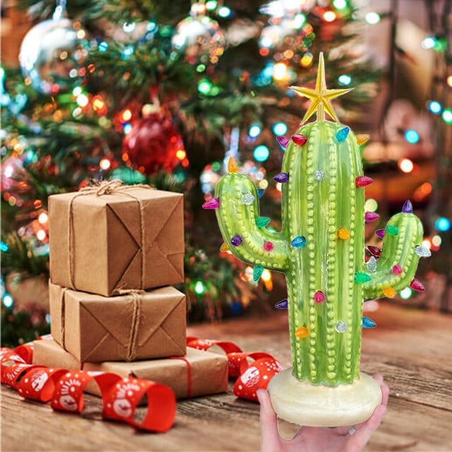 BowLift | Vintage Christmas Luminous Cactus
