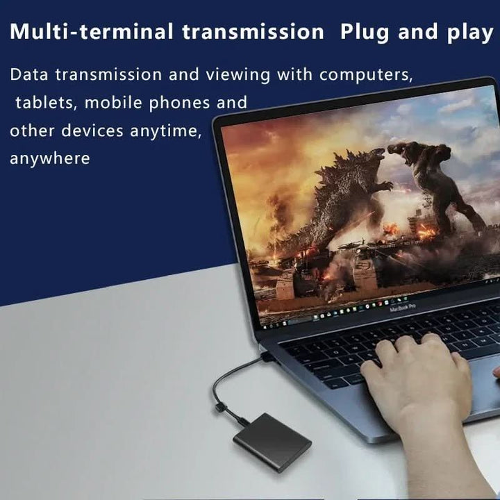 BowLift | External 100GB Hard Drive with Ultra-Fast USB-C & USB 3.1 Connection