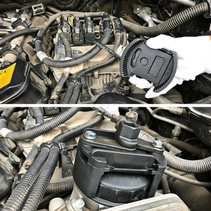 Adjustable oil filter wrench Bowlift