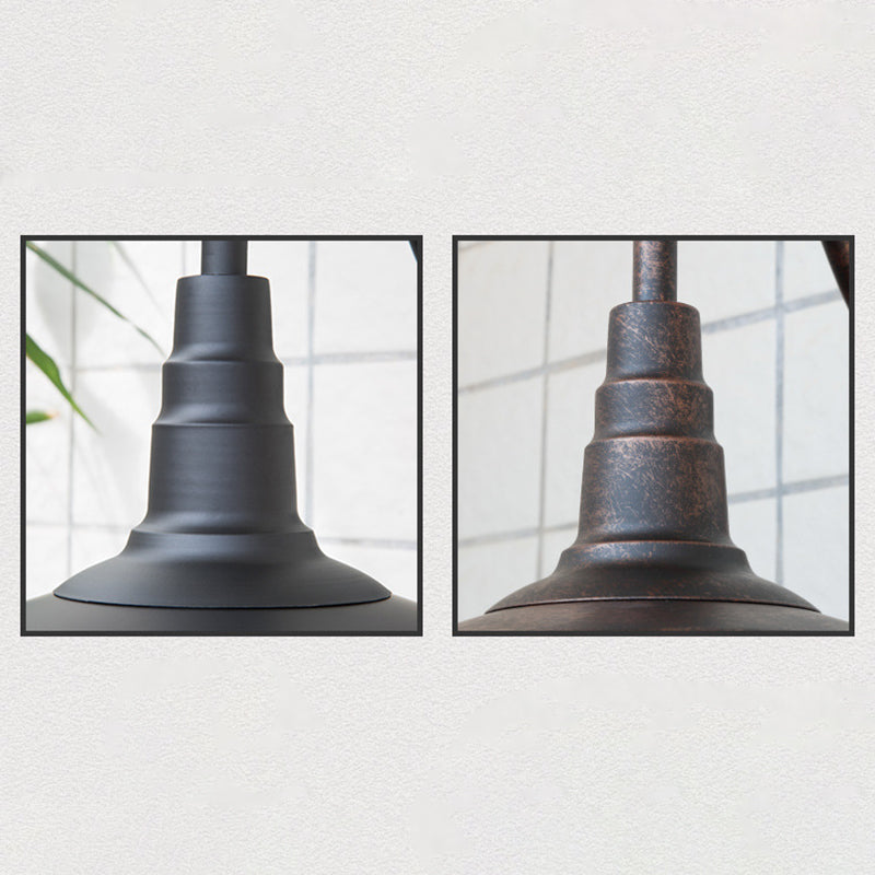 BowLift | Noctura Classic Wall Lamp | Vintage Design | Iron Frame with Round Glass Shade | 1-Light Dining Room Lighting