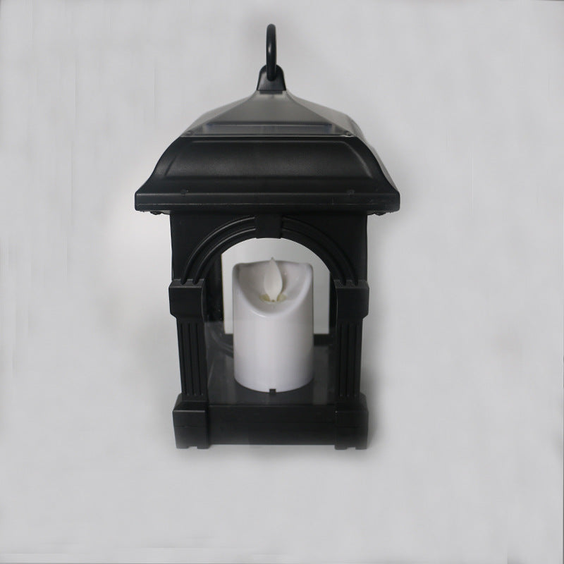 Traditional European Solar Waterproof House Cubic Plastic LED Landscape Lighting Outdoor Light For Garden | Bowlift