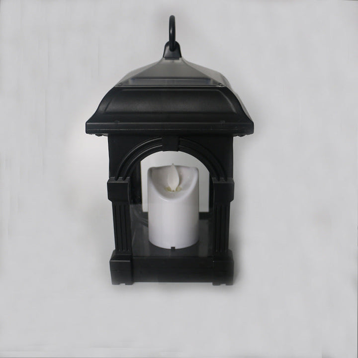 Traditional European Solar Waterproof House Cubic Plastic LED Landscape Lighting Outdoor Light For Garden | Bowlift