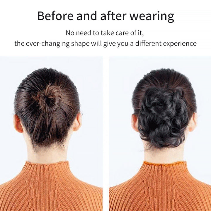 Bun Clipping Flower Buds Wig | Bowlift