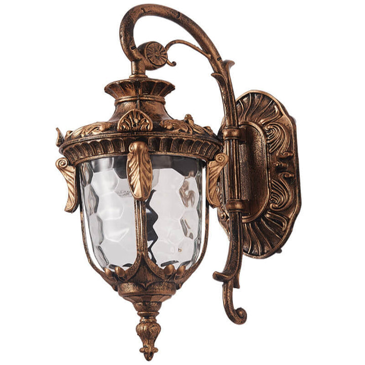 European Deluxe Lantern Outdoor Waterproof 1-Light Wall Sconce Lamp | Bowlift