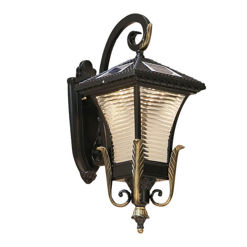 European-style Retro Aluminum Waterproof Outdoor 1-Light Wall Sconce Lamp | Bowlift
