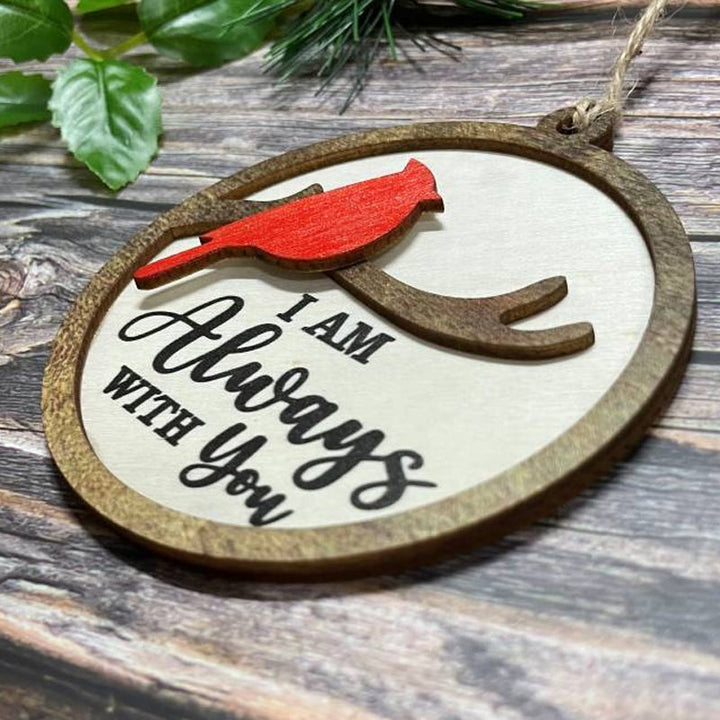BowLift | Cardinal Bird Wooden Christmas Ornament
