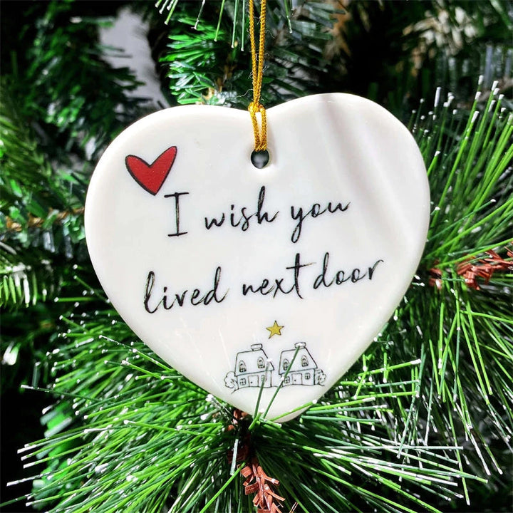 BowLift | Ceramic Heart Hanging Ornament