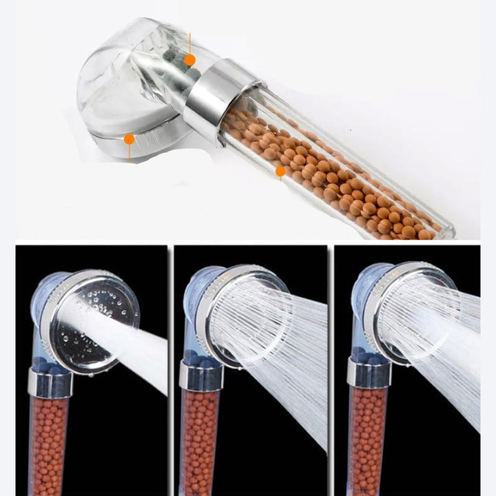 Pressure washing shower with negative ions | Bowlift