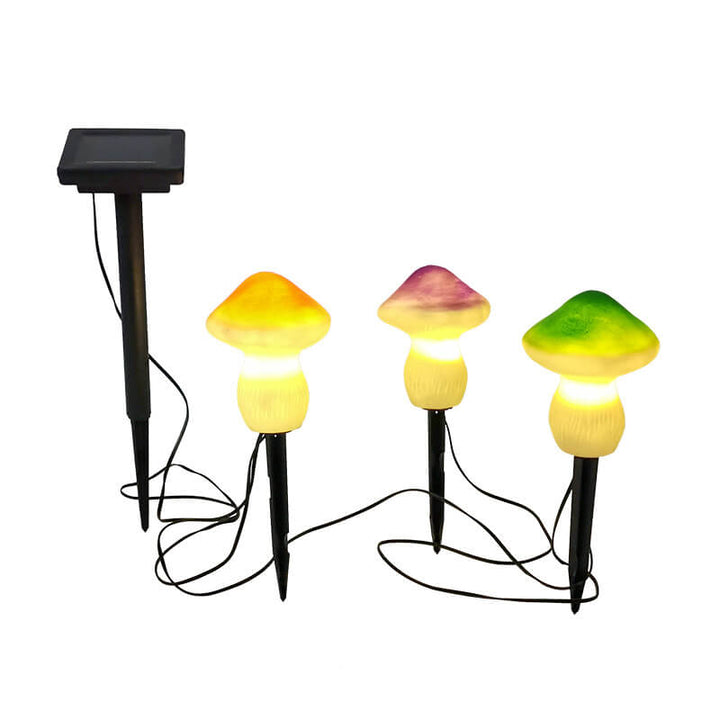 Solar Outdoor Mushroom Shape LED Garden Lawn Ground Insert Landscape Light | Bowlift