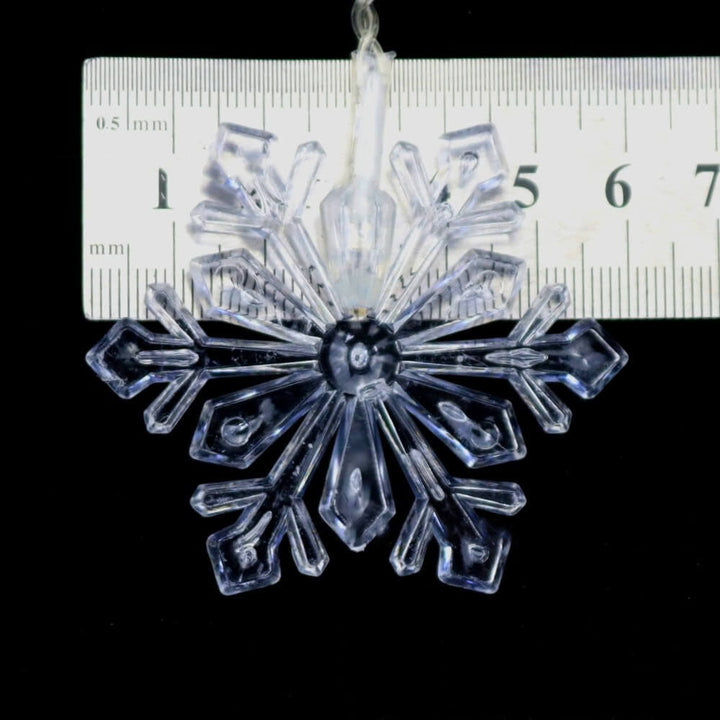 BowLift | Snowflake Remote Control Ice Strip Light Blinking LED Decorative String Lights