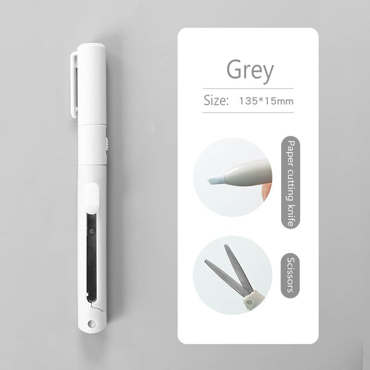 BowLift | Mini Folding Pen Scissors Graving Knife for Kids