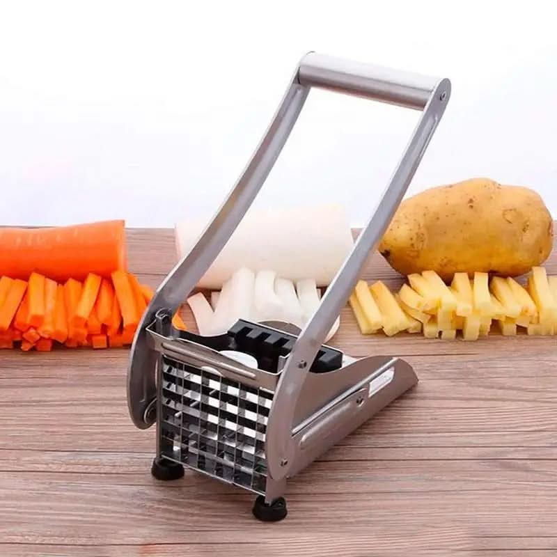 BowLift | SmartFries Stainless Steel French Fry Cutter – 3 Blade Sizes