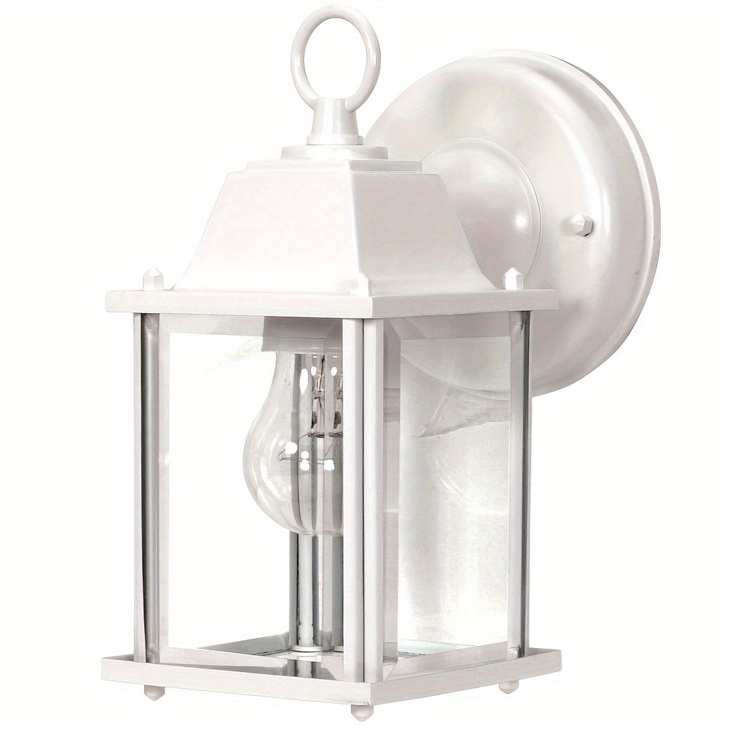 BowLift | Outdoor Wall Light Glass Lantern Metal Frame