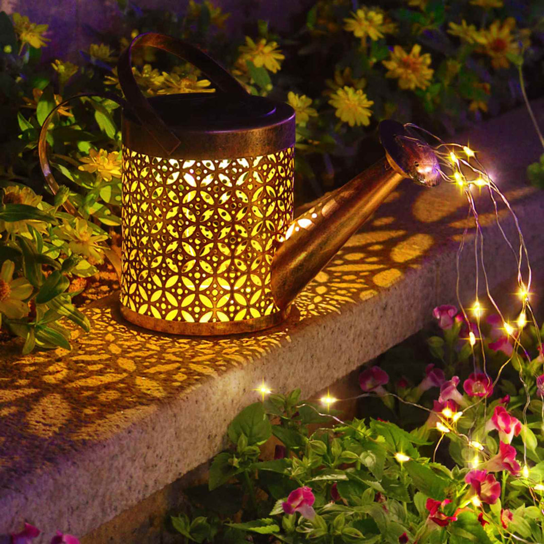 Solar Watering Can LED Lamp for the Garden | Bowlift