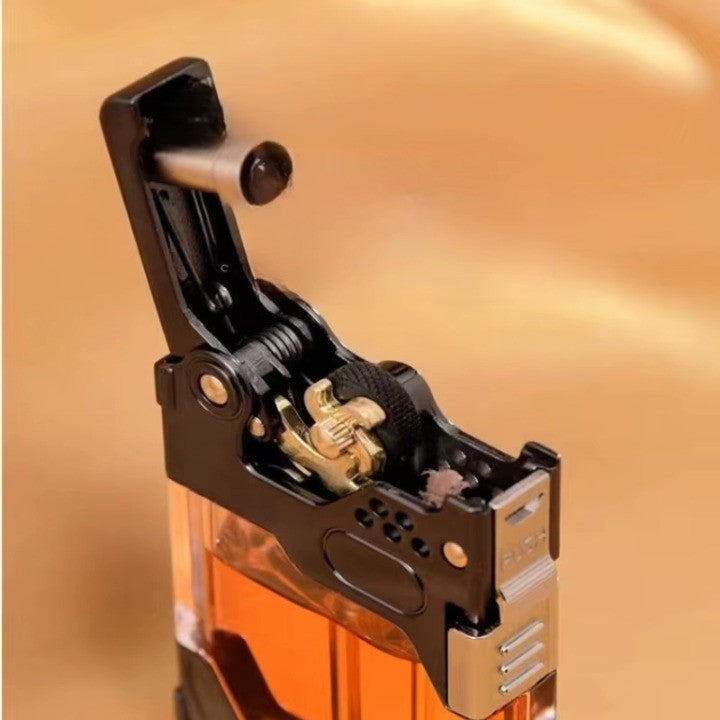 Clear Tank Metal Kerosene Lighter | Bowlift