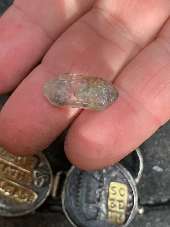 BowLift | Silver Locket Necklace | Triple Moon & Tree of Life | Keepsake with Quartz Crystal