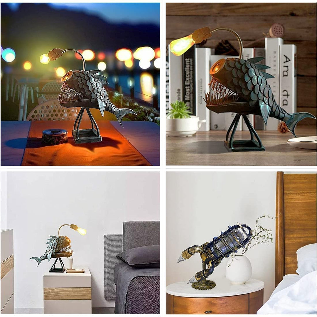 BowLift | Steampunk Angler Fish Lamp