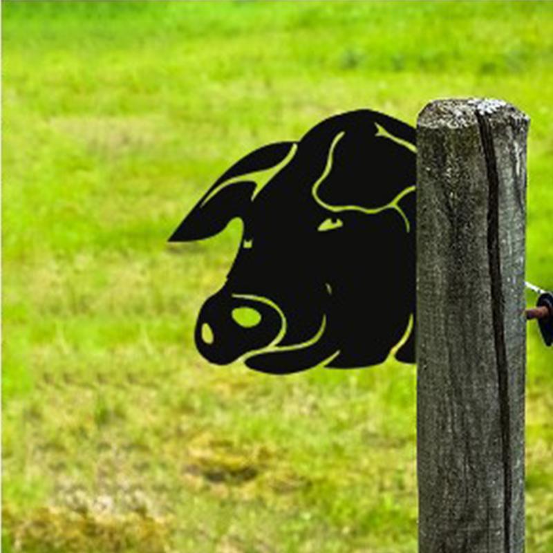 BowLift | Outdoor Garden Farm Peeping Goat Metal Artwork Indoor Decoration