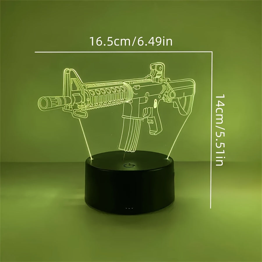 GeoLume - 3D LED Desk Lamp with Touch Bowlift