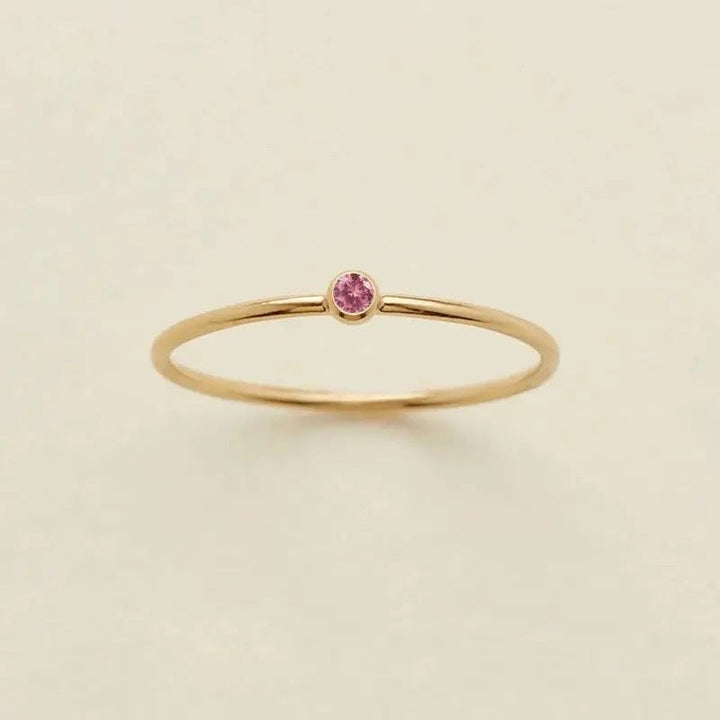 BowLift | Dainty Birthstone Ring