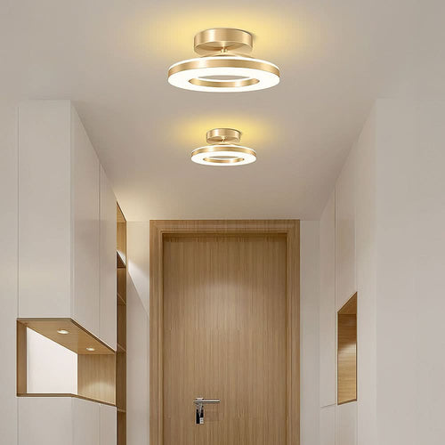 BowLift | ZAYNO Black LED Ceiling Light – Modern Flush Mount