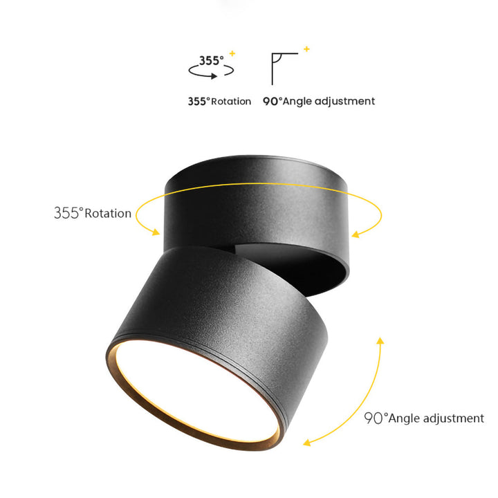 BowLift | LED Ceiling Light with Adjustable Spotlight Head