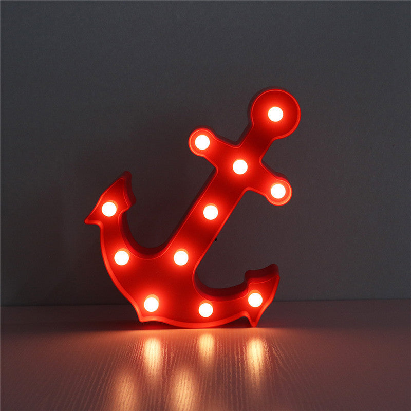 BowLift | Scandinavian modern Boat Anchor ABS Battery LED Wall Sconce Lamp