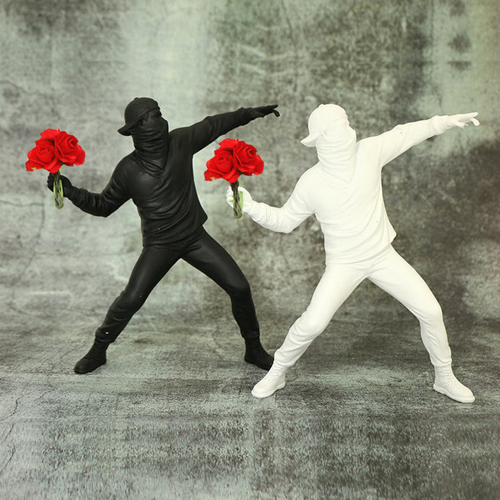 BowLift | Banksy Flower Rioter Ornament