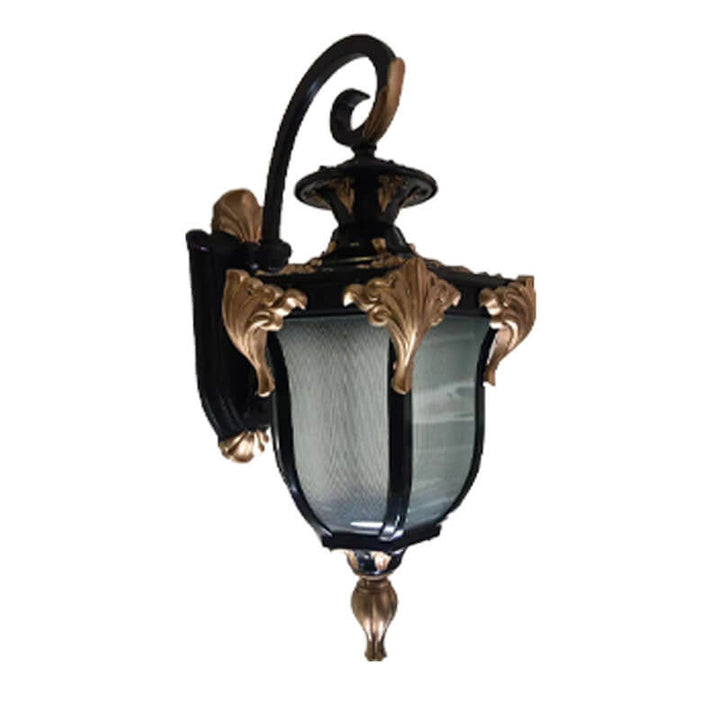 European Retro Lantern Glass Outdoor Waterproof 1-Light Wall Sconce Lamp | Bowlift