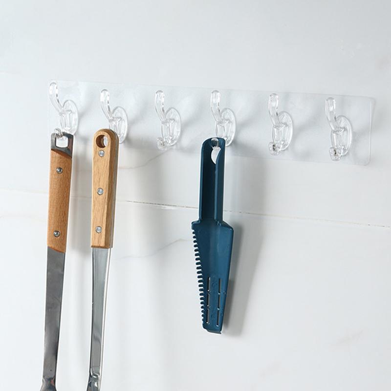 BowLift | Multifunctional transparent 6 hooks