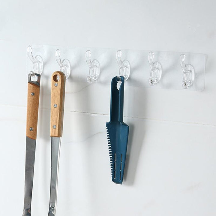 BowLift | Multifunctional transparent 6 hooks