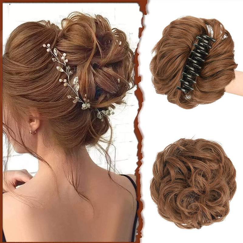 Bun Clipping Flower Buds Wig | Bowlift
