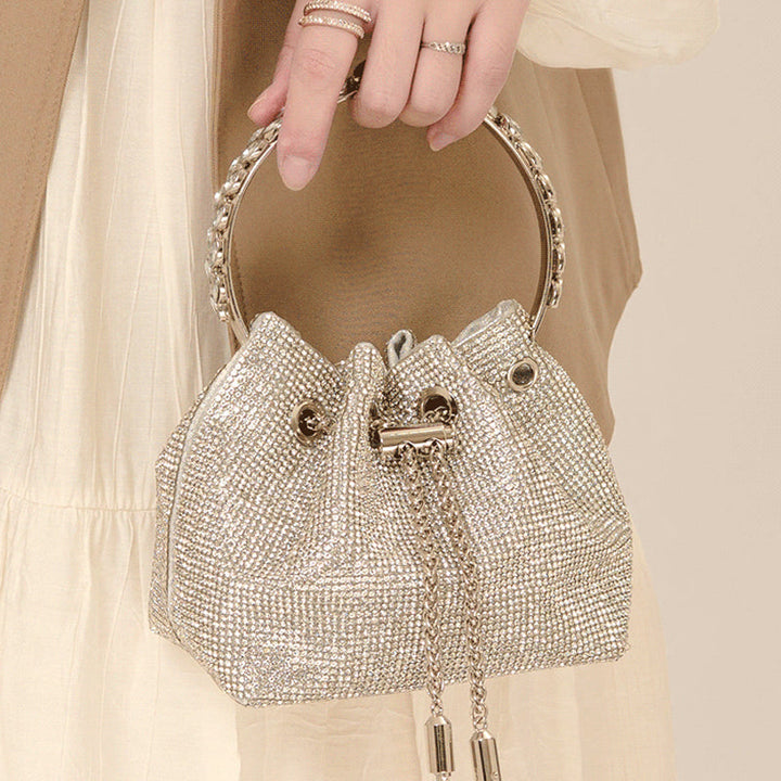 BowLift | Diamond Drawstring Bucket Bag