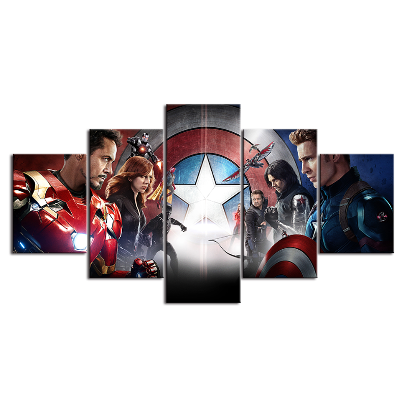 5 Piece The Battle Within - Canvas Wall Art Painting | Bowlift