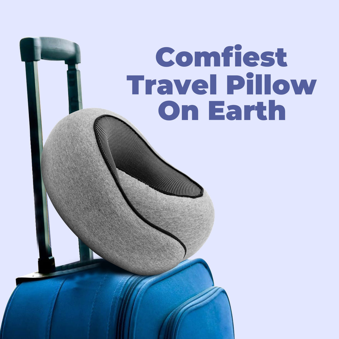 Compact Travel Neck Pillow – Lightweight Neck Support for Long Trips Bowlift