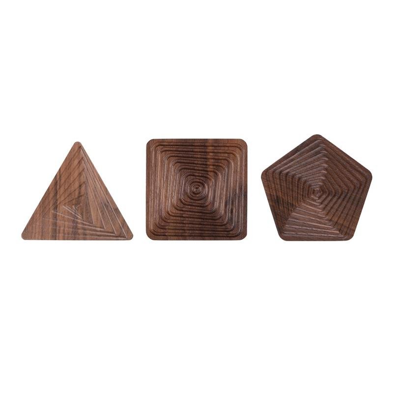 Creative Coasters – Black Walnut in Unique Shapes Bowlift