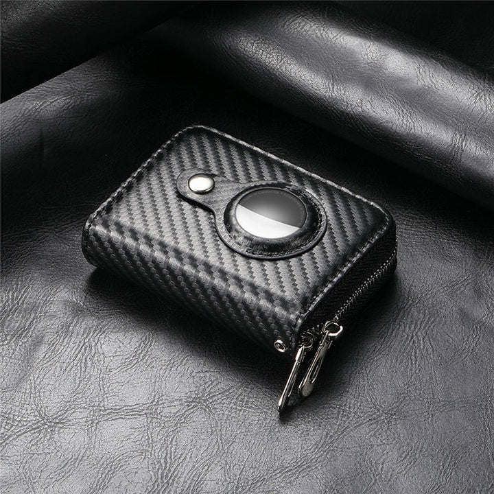 BowLift | Intelligent AirTag-Zip RFID Leather Wallet