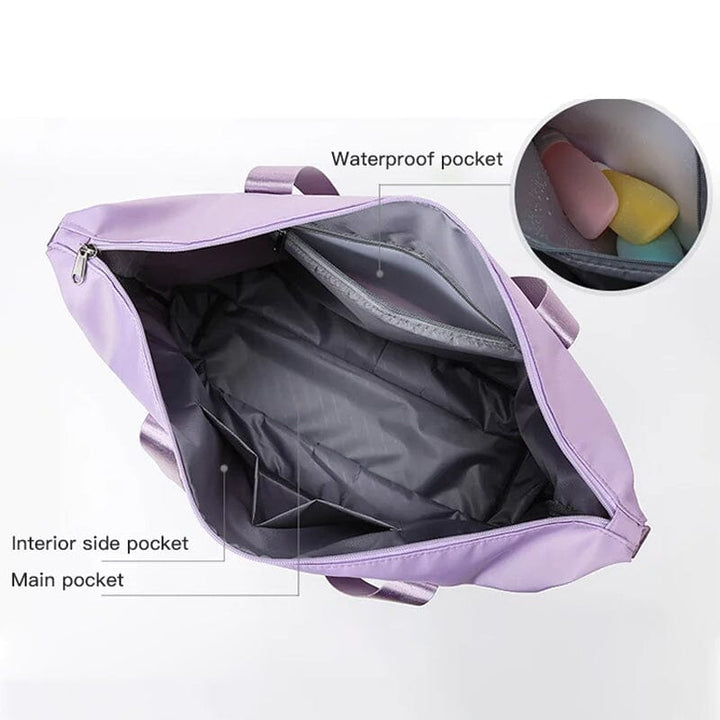 High Capacity Double Layer Wet Separation Travel Bag | Bowlift