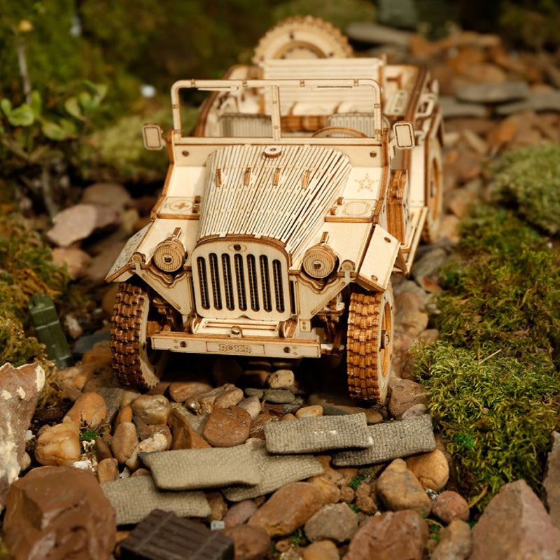 Puzzle Model Mechanical Made of Wood Super | Bowlift