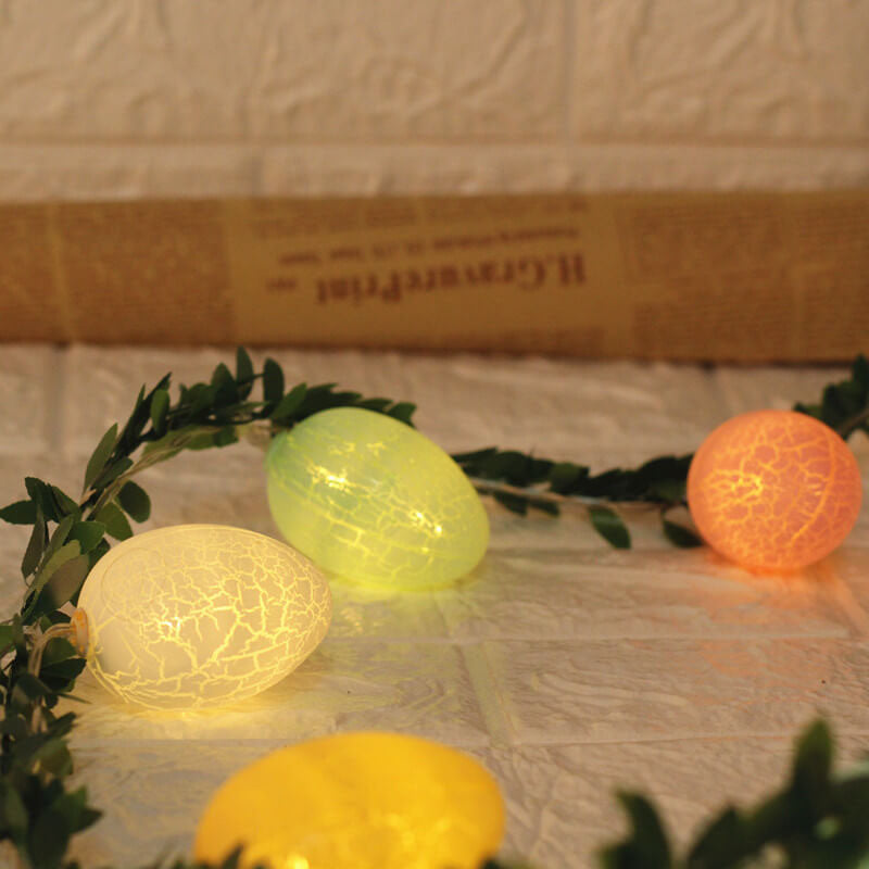 BowLift | Easter Cracked Egg Rattan  String LED Decorative String Lights